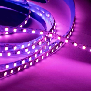 tira led cinta led rosado leds zigzag luces led